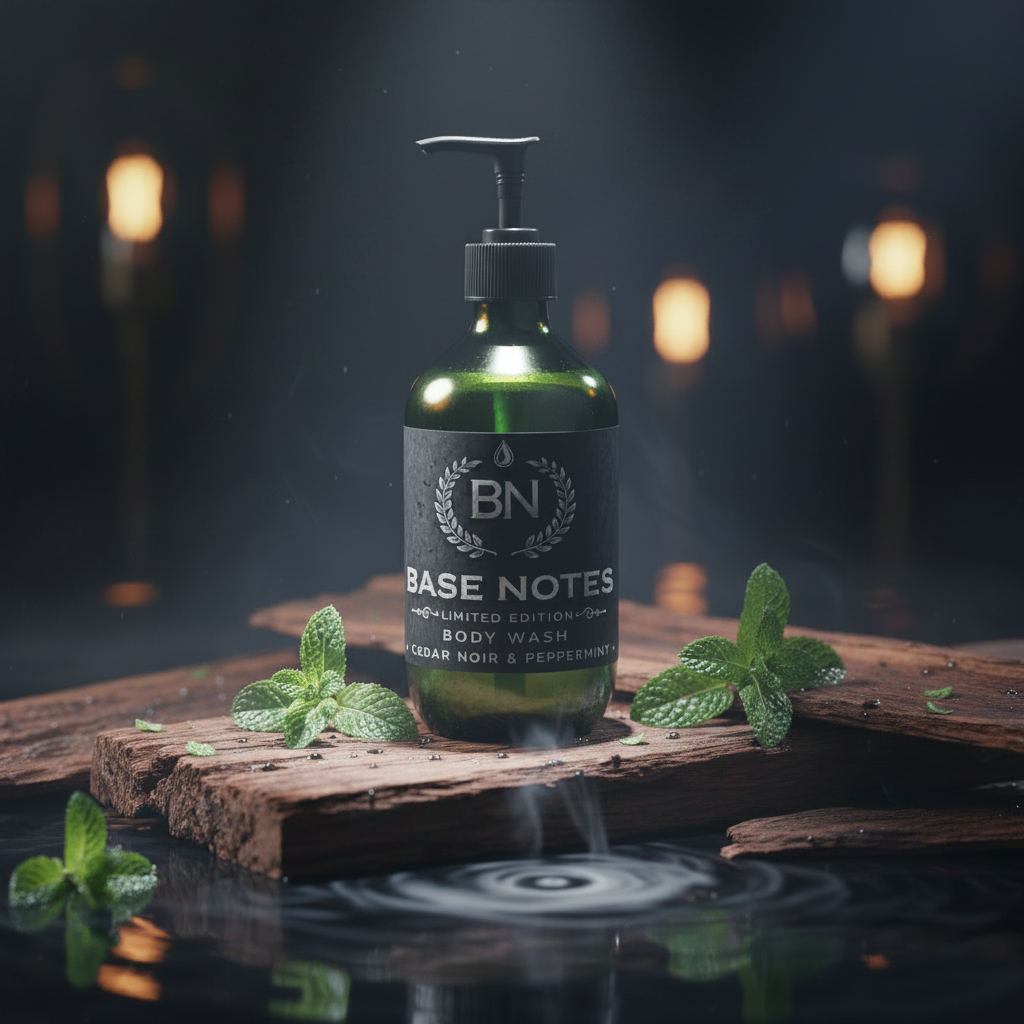 Body Wash - Cedar Noir & Peppermint Enhanced Lighting